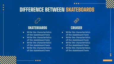 Mises à jour des produits de skate Modèles de présentation