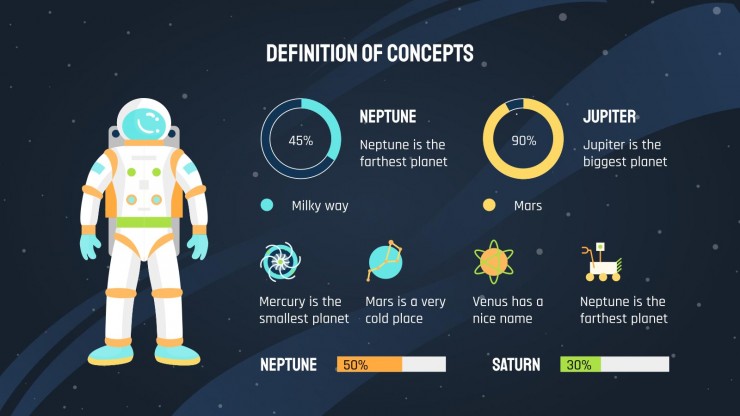 Solar System Lesson presentation template 