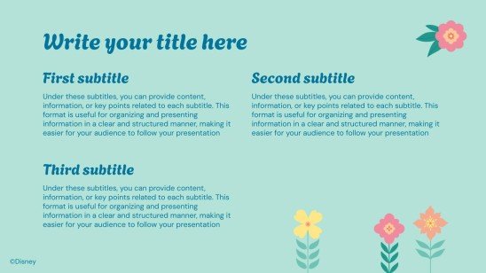 Été de La Reine des neiges Modèles de présentation