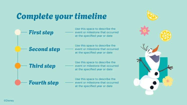 Été de La Reine des neiges Modèles de présentation