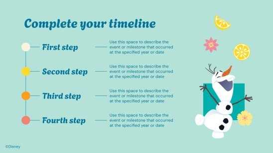 Été de La Reine des neiges Modèles de présentation