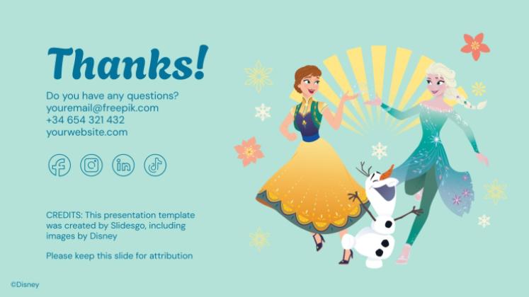 Été de La Reine des neiges Modèles de présentation