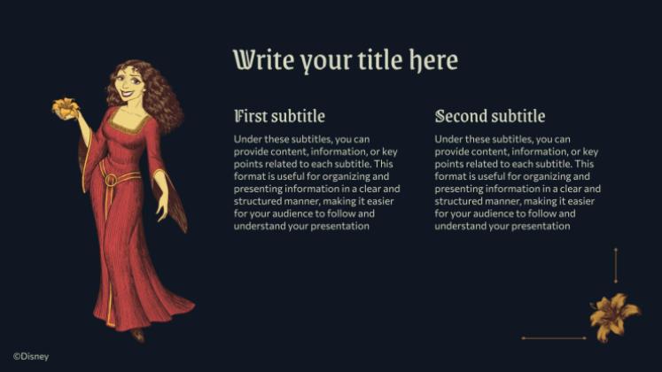 Modelo de apresentação Vilões da Disney