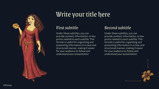 Modelo de apresentação Vilões da Disney