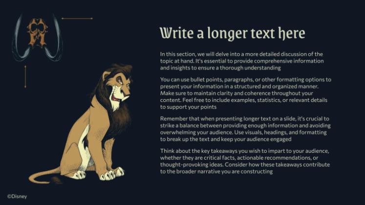 Modelo de apresentação Vilões da Disney