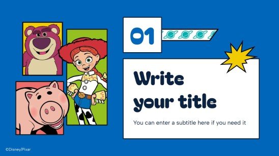 Toy Story presentation template 