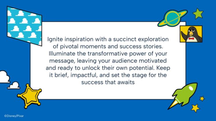 Toy Story presentation template 