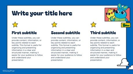 Toy Story presentation template 