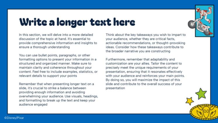 Toy Story presentation template 