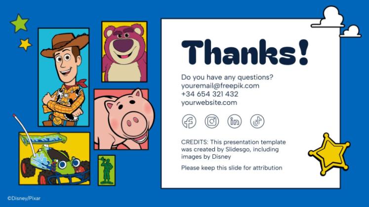 Toy Story presentation template 