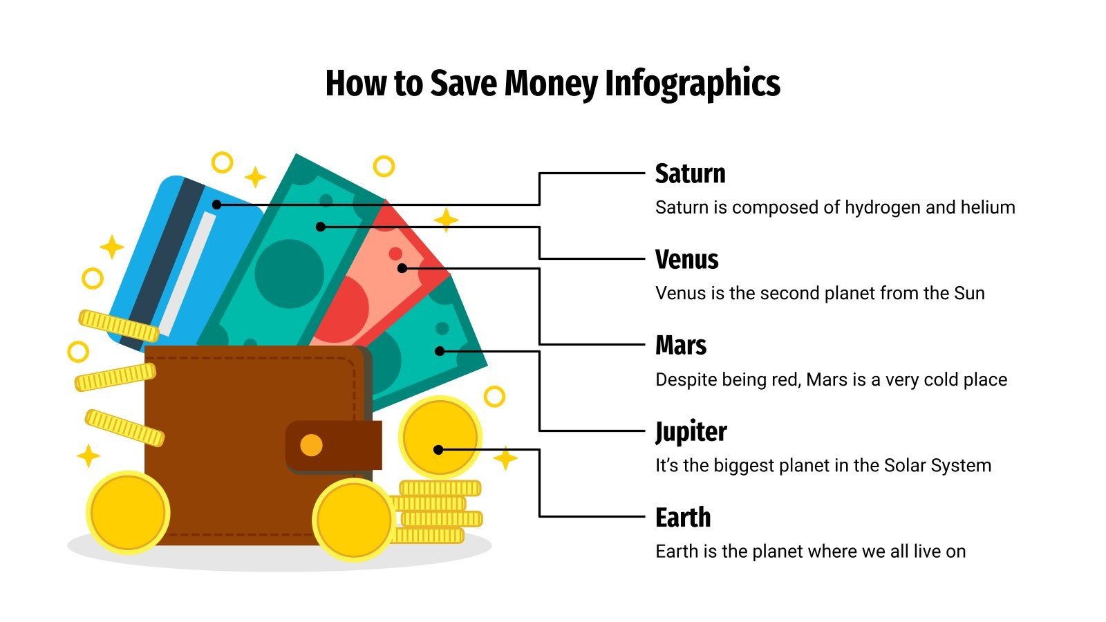 How to Save Money Infographics Google Slides & PPT template