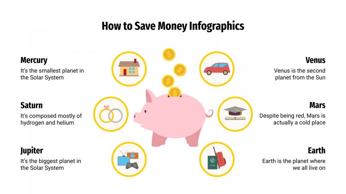 How to Save Money Infographics Google Slides & PPT template