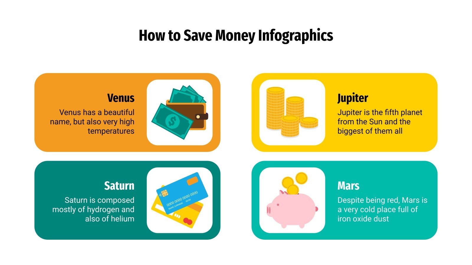 How to Save Money Infographics Google Slides & PPT template
