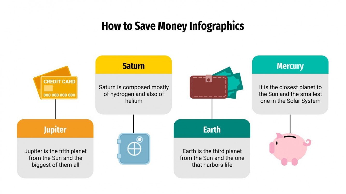 How to Save Money Infographics Google Slides & PPT template