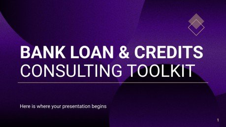 Bankdarlehen & Kredite Beratungstoolkit Präsentationsvorlage