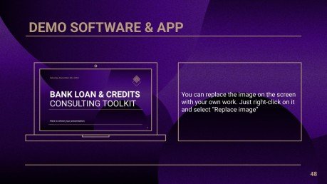 Bankdarlehen & Kredite Beratungstoolkit Präsentationsvorlage