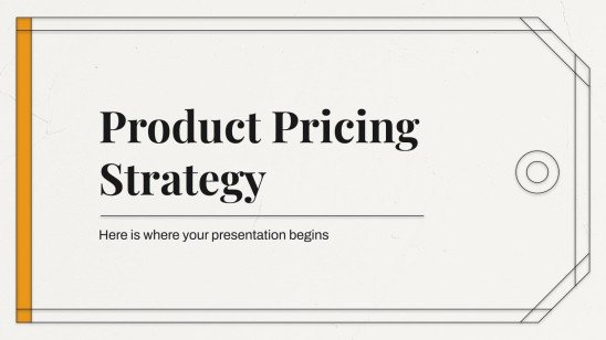 Produktpreisstrategie Präsentationsvorlage