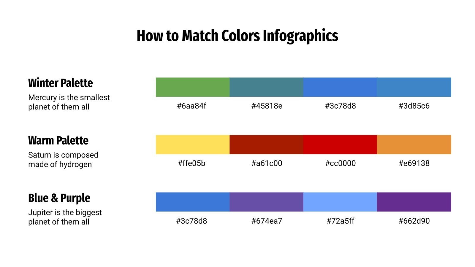 How to Match Colors Infographics Google Slides & PowerPoint