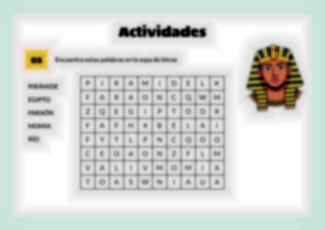 Plantilla de presentación Los egipcios y sus pirámides - 1.º de primaria