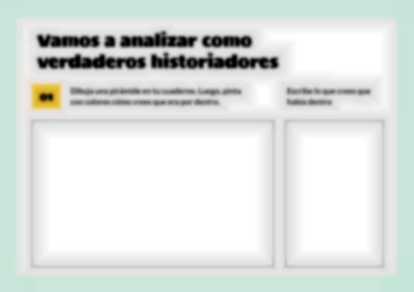 Plantilla de presentación Los egipcios y sus pirámides - 1.º de primaria