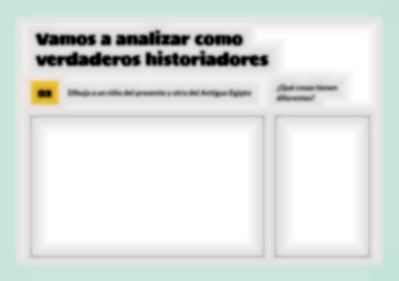 Plantilla de presentación Los egipcios y sus pirámides - 1.º de primaria