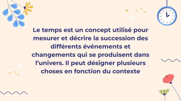 Les différentes manières de mesurer le temps Modèles de présentation
