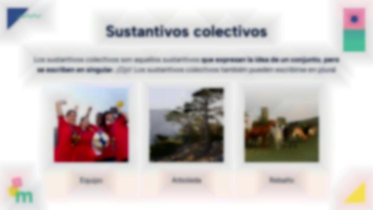 Noms individuels et collectifs Modèles de présentation