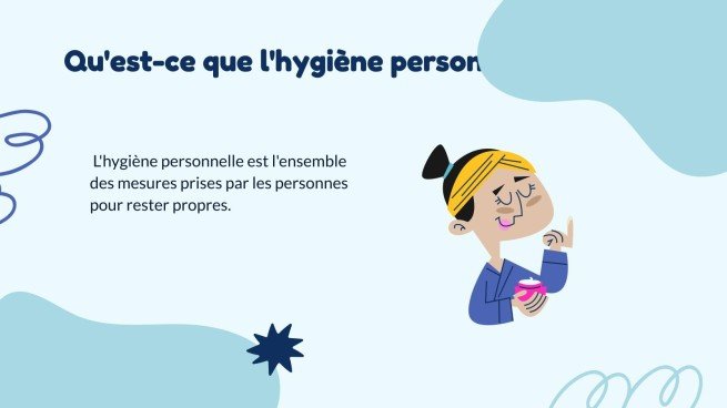 L'importance de l'hygiène personnelle Modèles de présentation