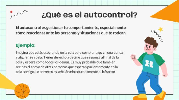 Plantilla de presentación Serie de habilidades para la vida para niños 1: Conócete a ti mismo