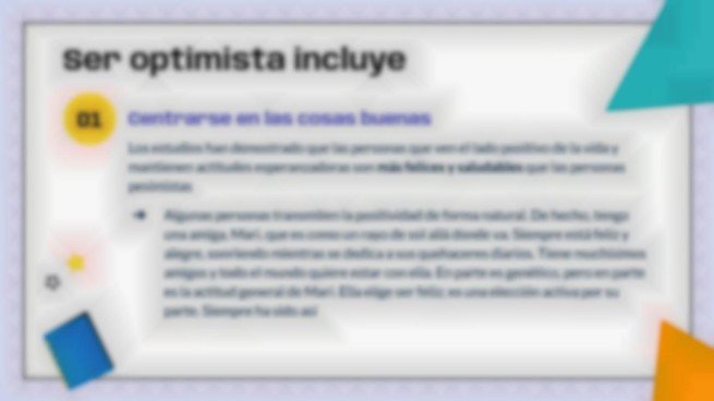 Plantilla de presentación Serie de habilidades para la vida para niños 4: La actitud correcta para alcanzar el éxito