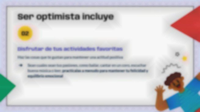 Plantilla de presentación Serie de habilidades para la vida para niños 4: La actitud correcta para alcanzar el éxito