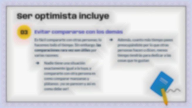 Plantilla de presentación Serie de habilidades para la vida para niños 4: La actitud correcta para alcanzar el éxito