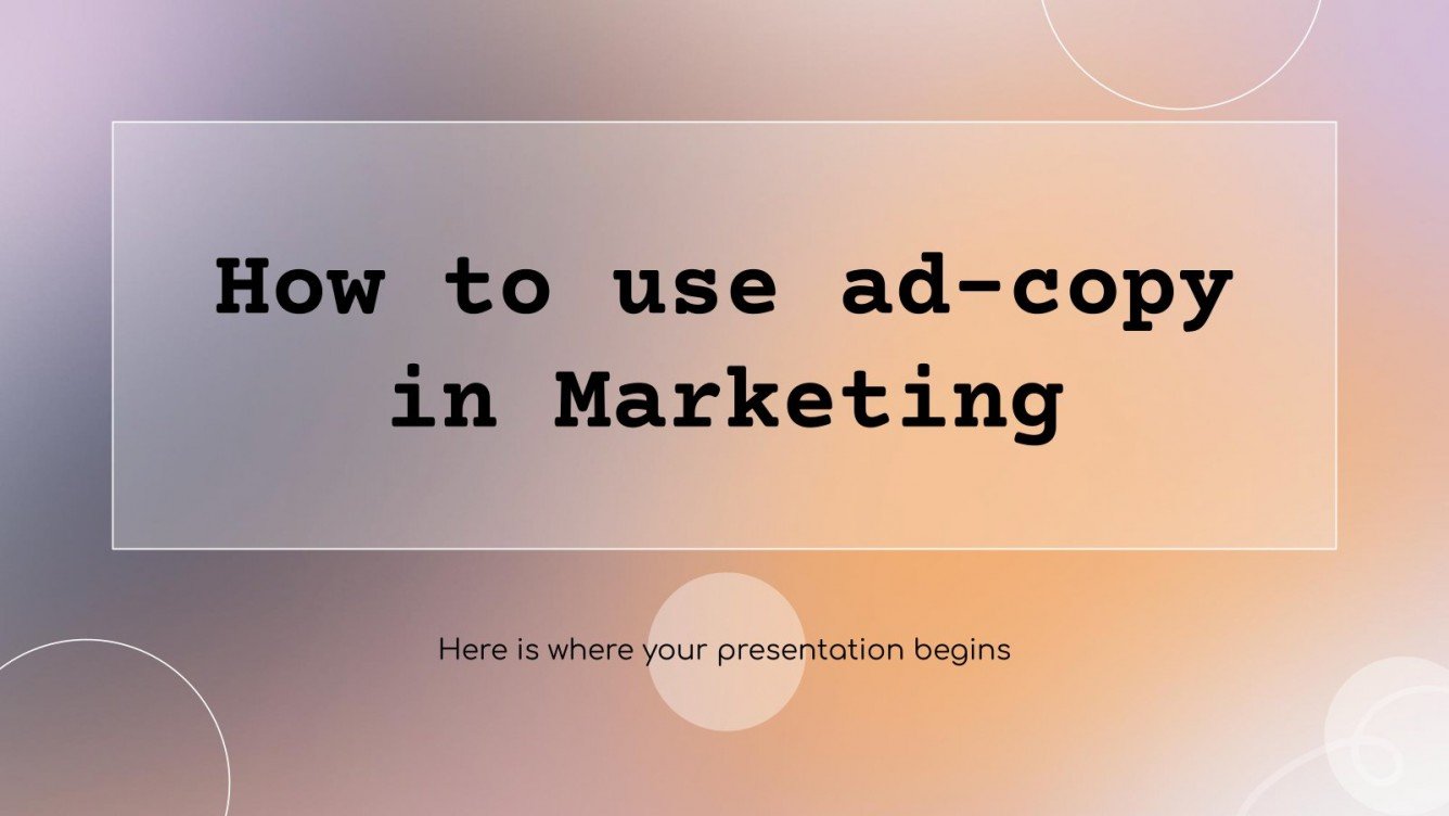 How to Use AdCopy in Marketing Google Slides & PowerPoint