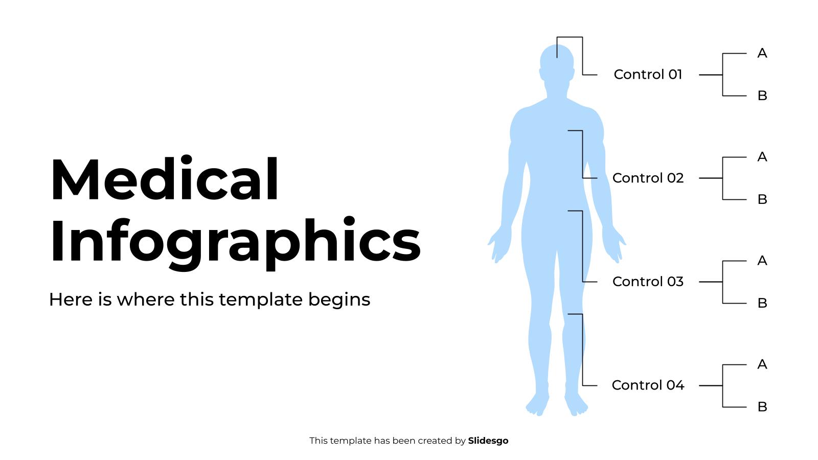 의료 인포그래픽 프레젠테이션 템플릿
