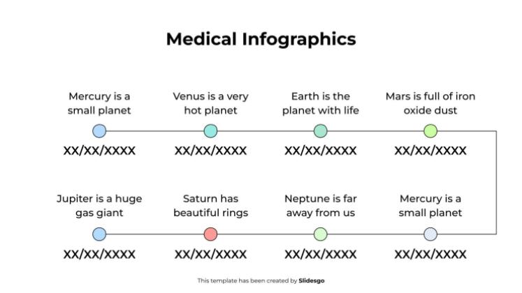 Medical Infographics presentation template 