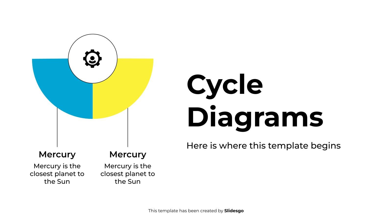 Cycle Diagrams presentation template 