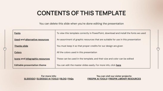 Minimalist & Modern Style Theme presentation template 