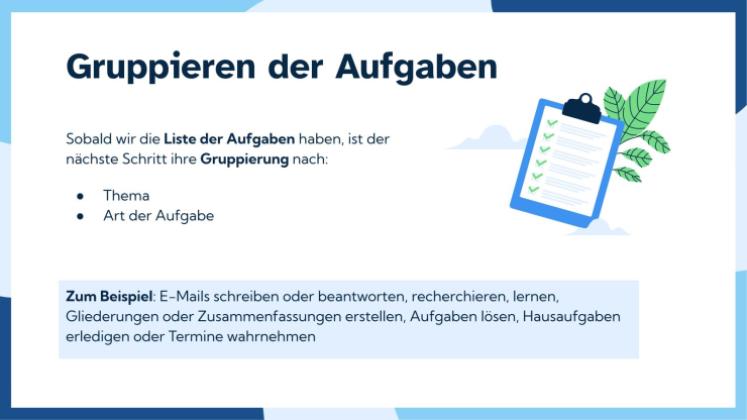Time-Boxing Schritt für Schritt Präsentationsvorlage