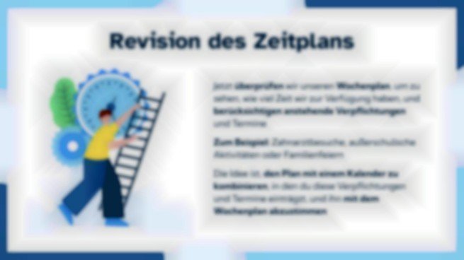 Time-Boxing Schritt für Schritt Präsentationsvorlage