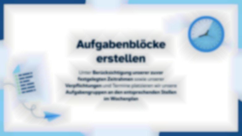 Time-Boxing Schritt für Schritt Präsentationsvorlage