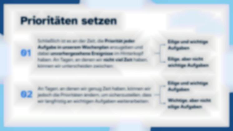 Time-Boxing Schritt für Schritt Präsentationsvorlage