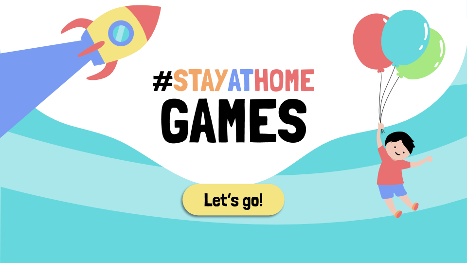 #StayAtHome Games presentation template 