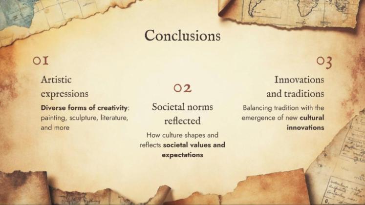 World History Key Moments for High School presentation template 