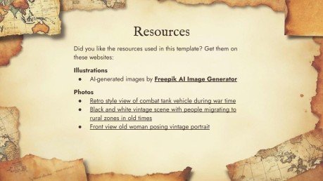 World History Key Moments for High School presentation template 