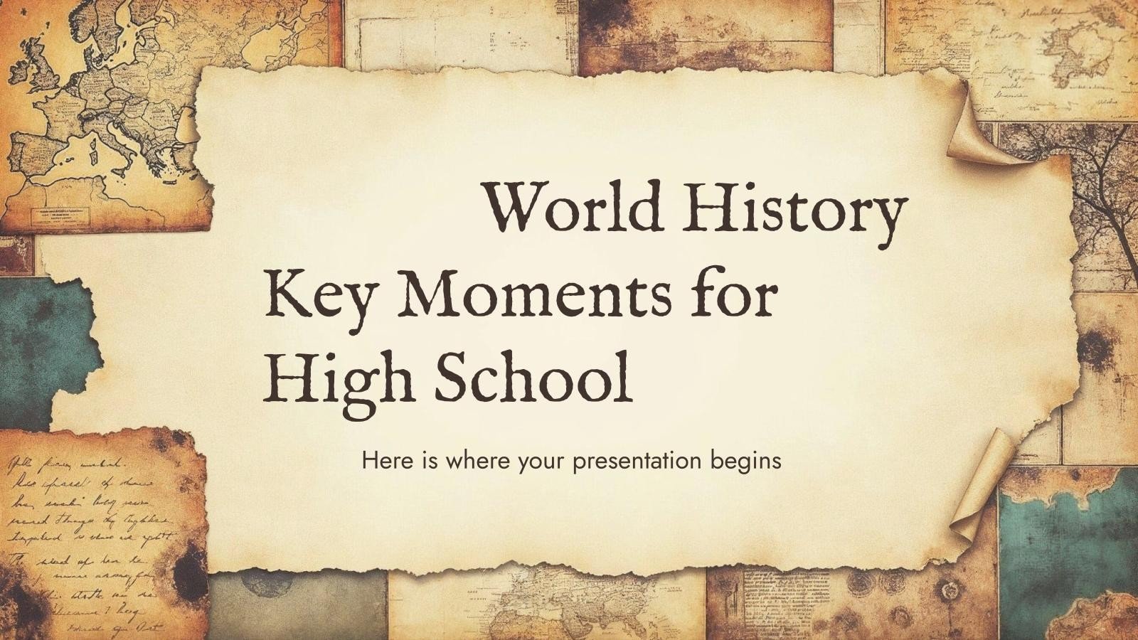 Free High School Google Slides and PowerPoint templates