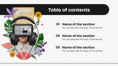 Podcast Präsentationsvorlage