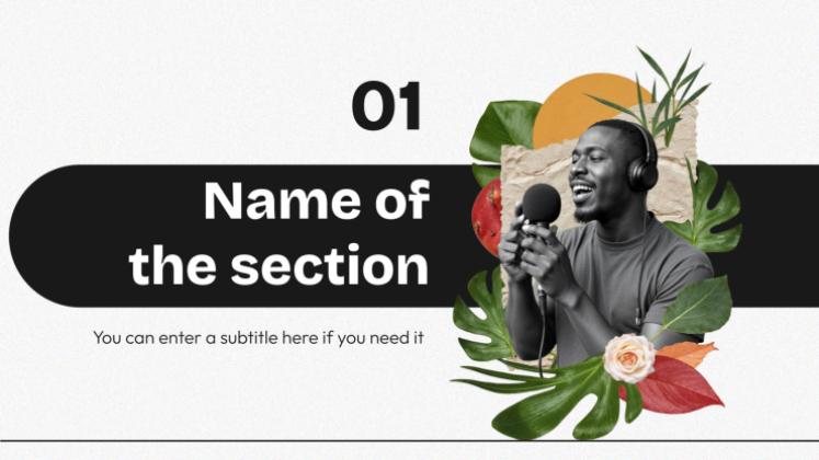 Podcast Präsentationsvorlage