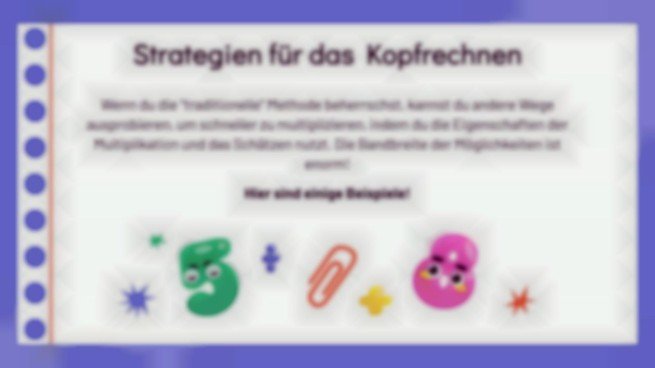 Multiplikation mit einem mehrstelligen Faktor Präsentationsvorlage