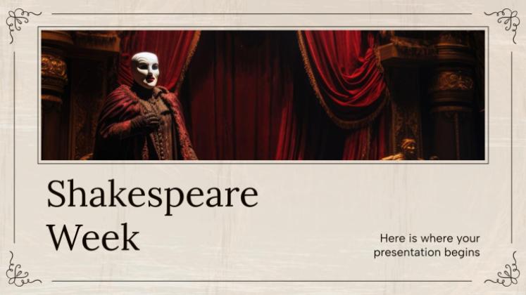Shakespeare Week presentation template 