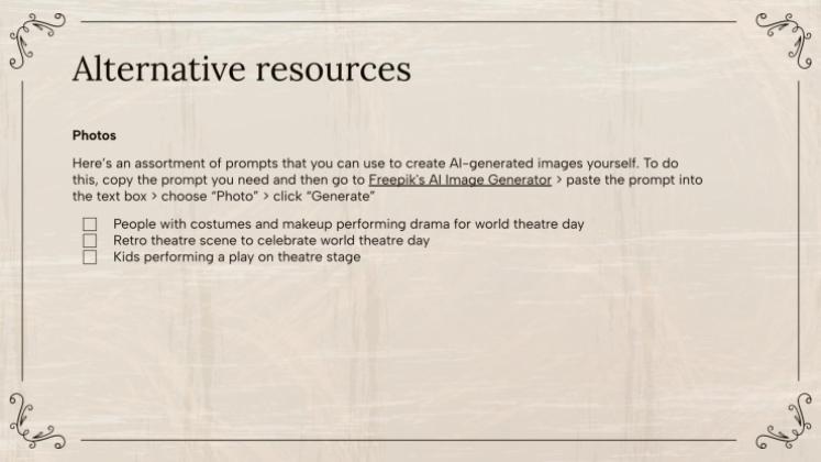 Shakespeare Week presentation template 